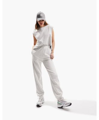 ASOS DESIGN ultimate trackies in ice marl (part of a set)-Grey