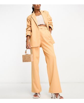 4th & Reckless Petite exclusive tailored pants in orange (part of a set)