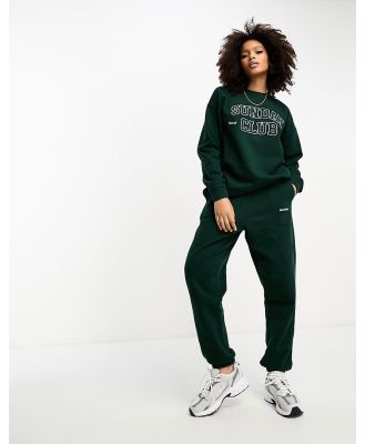 4th & Reckless Sunday trackies in forest green