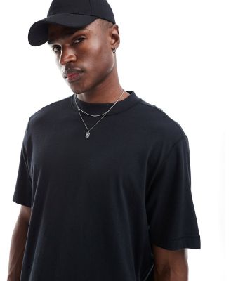 Abercrombie & Fitch vintage blank relaxed fit t-shirt in black