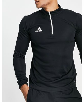 adidas Football Entrada 22 half zip sweat in black