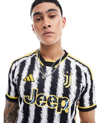 adidas Football Juventus 2023/24 unisex home shirt in black and white