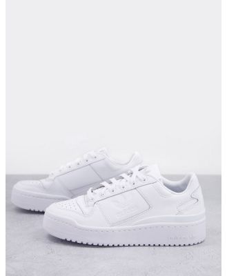 adidas Originals Forum Bold sneakers in triple white