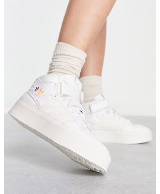 adidas Originals Forum mid Bonega sneakers in off white