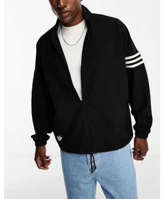 adidas Originals Neuclassics coach jacket in black