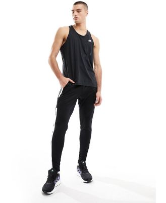 adidas Running Own The Run tank top in black