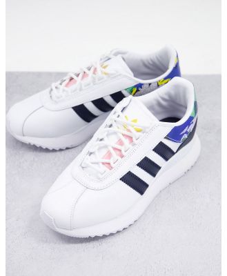 adidas SL Andridge sneakers in white and pink