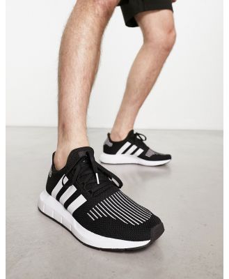 adidas Sportswear Swift Run 1.0 trainers in black and white