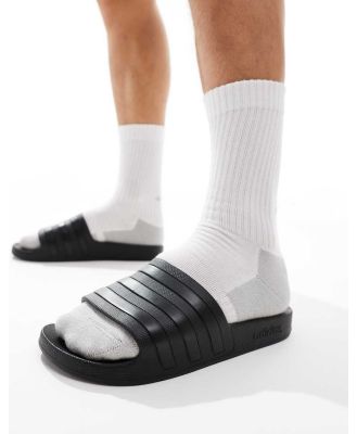 adidas Training Adilette sliders in black