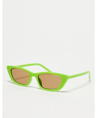 AIRE Titania festival sunglasses with tan lens in green