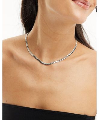 ALDO Caramalden snake chain necklace in silver-Gold