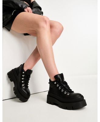 ALDO Tiptop chunky hiker boots in black