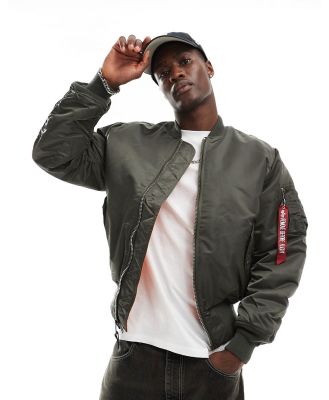 Alpha Industries MA1 bomber jacket in grey green