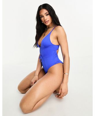 Ann Summers Catalina swimsuit in cobalt blue
