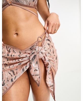 Ann Summers Gold Coast sarong in gold
