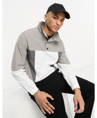 Another Influence nylon track jacket in grey (part of a set)