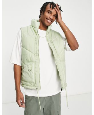 Another Influence utility vest in green