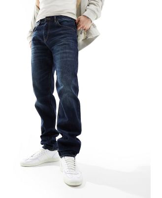Armani Exchange J13 slim fit jeans in dark wash-Navy