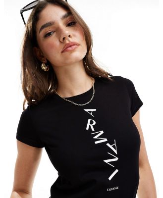 Armani Exchange slim t-shirt in black