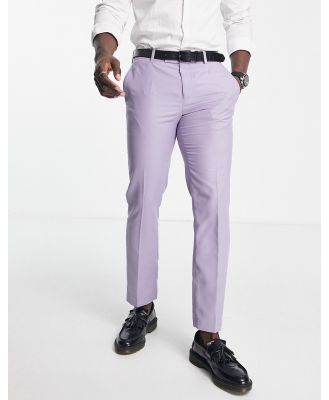 Bando slim suit pants in lilac-Purple