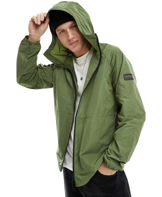 Barbour International Beckett lightweight jacket in khaki-Green