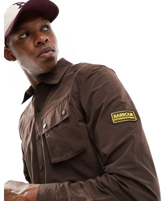 Barbour International Control overshirt in brown