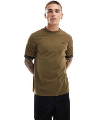 Barbour International Heim t-shirt in military olive-Green