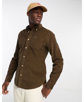 Barbour Ramsey tailored shirt in brown