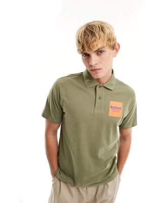 Barbour x ASOS exclusive short sleeve polo shirt in green