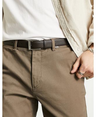 Barneys Originals leather belt in dark brown