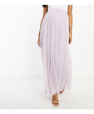 Beauut Maternity tulle maxi skirt in lilac-Purple