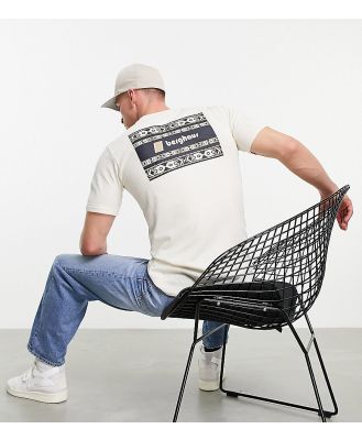 Berghaus Aztec block t-shirt in beige Exclusive at ASOS-Neutral