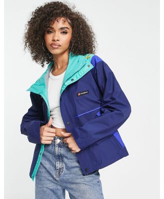Berghaus Mayeurvate short woven jacket in blue and sea green