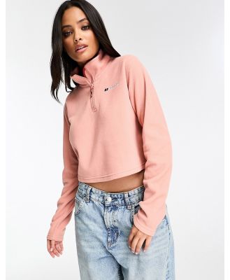 Berghaus Prism cropped half zip sweatshirt in pink
