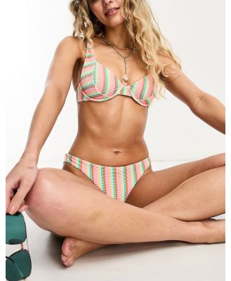 Billabong Island Glow Emma underwire bikini top in multi stripe