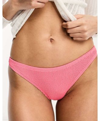 Billabong Summer High Tropic high waist bikini bottoms in pink