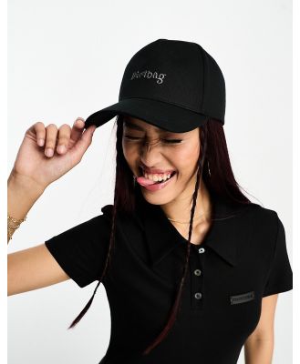 Boardmans embroidered dirtbag slogan cap in black