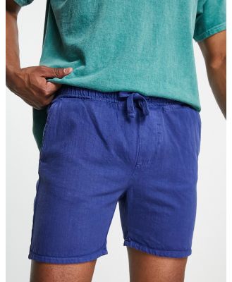 Bolongaro Trevor drawcord shorts in indigo-Blue