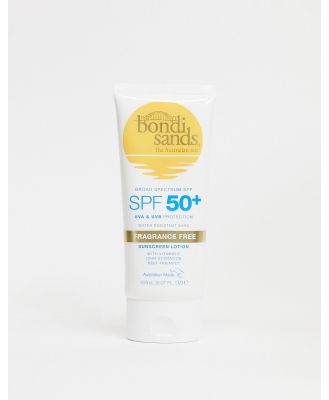 Bondi Sands Sunscreen Lotion SPF50+ - Fragrance Free 150ml-Clear