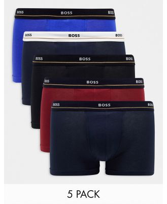 BOSS Bodywear essential 5 pack trunks in multi