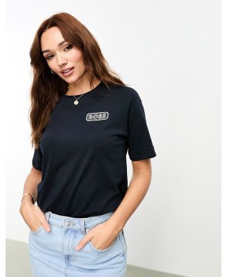 BOSS Chest Logo T-Shirt in Navy-Blue