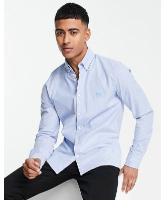 BOSS Orange Mabsoot oxford shirt in blue