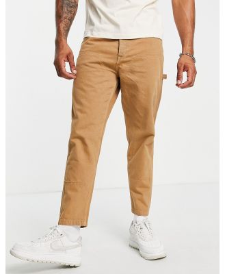 BOSS Orange Tatum tapered fit jeans in medium beige-Neutral