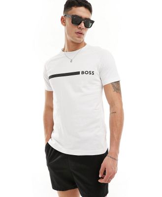 BOSS slim fit t-shirt in white