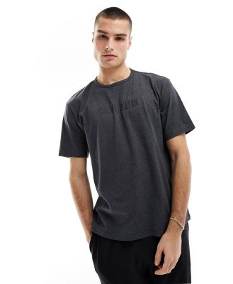 Calvin Klein Intense Power lounge t-shirt in charcoal grey
