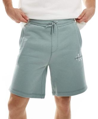 Calvin Klein Jeans jersey shorts in slate grey