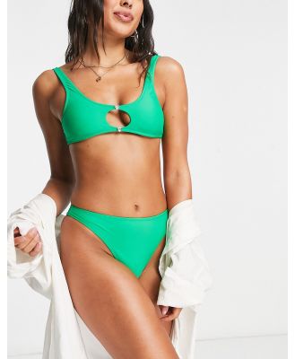 Candypants high leg bikini brief in green