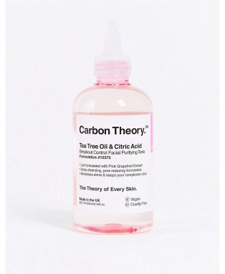 Carbon Theory Tea Tree Oil & Citric Acid Breakout Control Facial Purifying Tonic 250ml-No colour