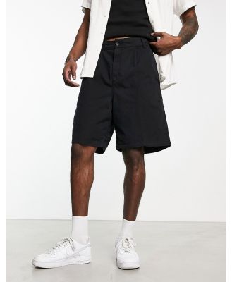 Carhartt WIP Colston loose fit chino shorts in black
