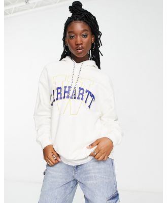 Carhartt WIP Locker oversized hoodie in white